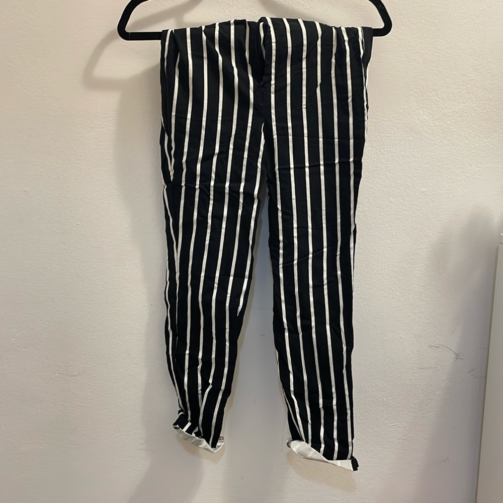 Stretchy forever 21 striped dressy pants